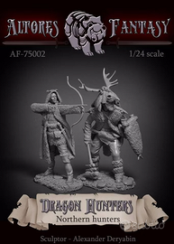 Dragon Hunters Fantasy 75mm Diorama miniature 1:32