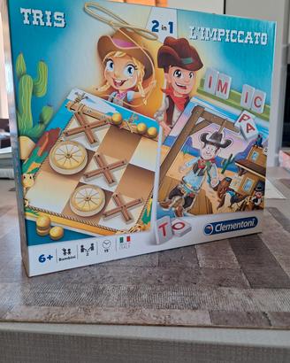 gioco Tris e L'impiccato Clementoni NUOVO
