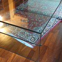 tavolino in cristallo 