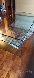 tavolino in cristallo 