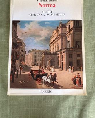 Spartito opera Norma di Bellini edizioni Ricordi