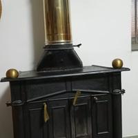 Stufa a legna Franklin in ghisa