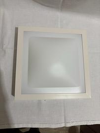 Plafoniera Quadrata Homega Hydra IP44 E27 Nuova