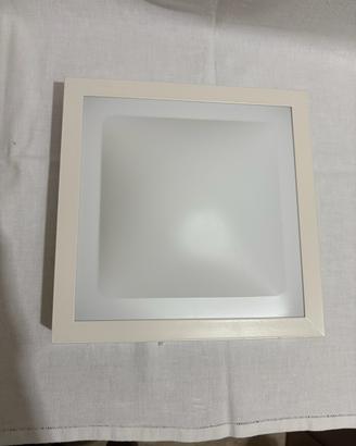 Plafoniera Quadrata Homega Hydra IP44 E27 Nuova