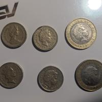 Pound sterline vari anni