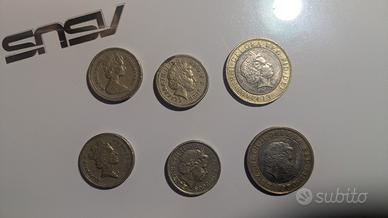 Pound sterline vari anni