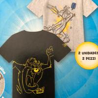 2 T-shirt Girocollo Looney Tunes unisex
