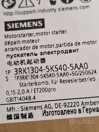Partenza mot Et200pro  siemens 3RK13045KS405AA0