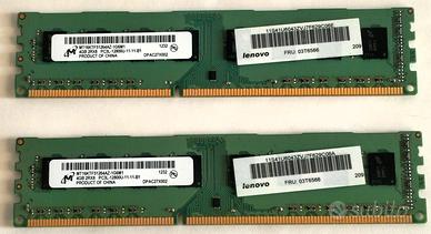 RAM 8GB (2x4GB) LENOVO DDR3L 1600MHz PC3L‑12800 De