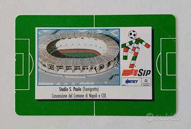 CARTA TELEFONICA SIP STADIO DI NAPOLI