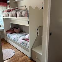 Letto castello scorrevole