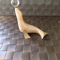 Soprammobile Foca con Palla Cristallo