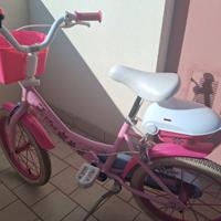 Bici rosa disney principesse 16 pollici
