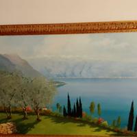 Quadro DeLai vista Lago di Garda 