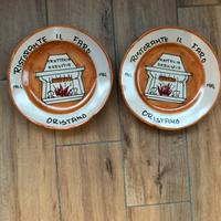 2 piatti decorativi collezione vietri mare