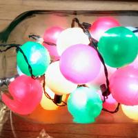 Luci natalizie con vaso Cd - Vhs - Luci