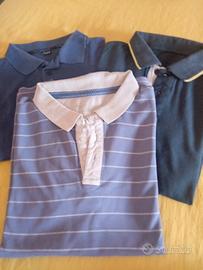 set 3 polo taglia M ragazzo uomo