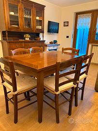 Tavolo e 6 sedie