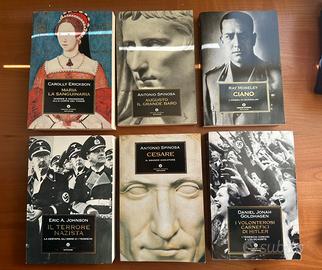 6 Libri Saggistica Storica - Oscar Mondadori+omagg