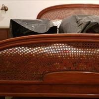 Letto matrimoniale in legno