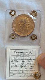 2 lire 1928 Nc - spl fdc periziata