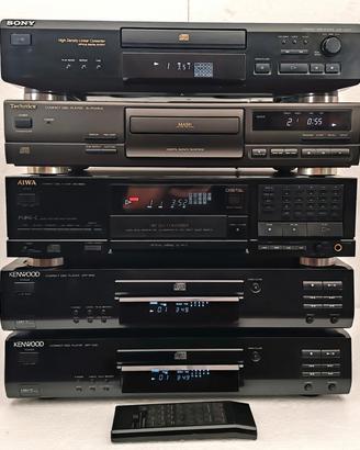 Lettori cd SONY, TECHNICS, AIWA, KENWOOD 