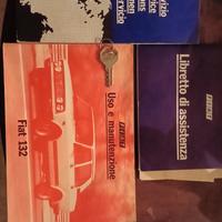 libretto uso e manutenzione Fiat 132