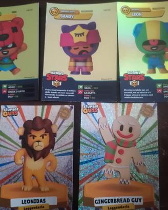 Set carte Brawl Stars e Stumble Guys