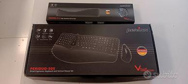 Perixx Tastiera + Mouse + Supporto ergonmici