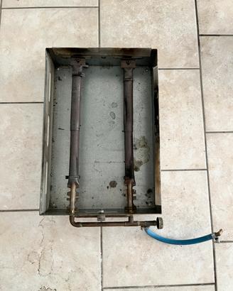 Bruciatore a gas per griglia con ricambi.
