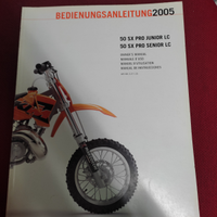 Manuale d'uso ktm 50 sx pro junior lc