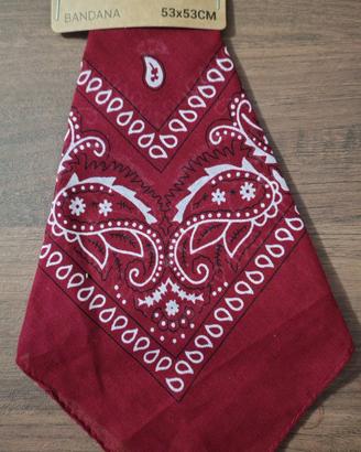 Bandana Bordeaux nuova