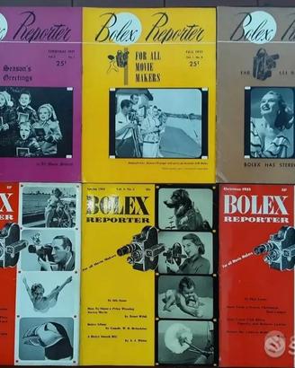 BOLEX  REPORTER anni ‘50 undici riviste