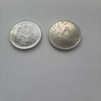 2 monete da L 100- città del Vaticano euro 5