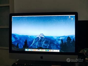 imac 27 pollici 2011 2K i7 SSD 512Gb+1TB 16gb ram