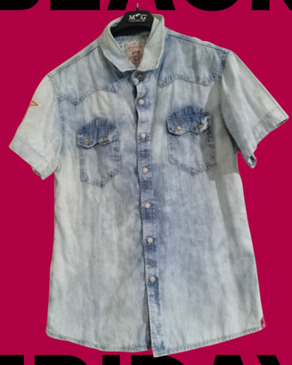 Camicia denim Enos Jeans Wear – maniche corte