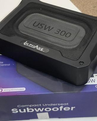 Sub Inphase Bass reinforcement attivo car audio