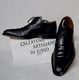 Scarpe in pelle Nera n. 43,5 Made in Italy