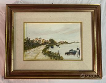 Quadro laguna di Venezia