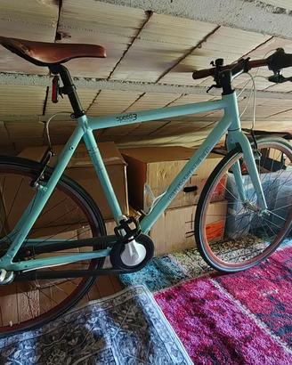bicicletta cityspeed dechatlon