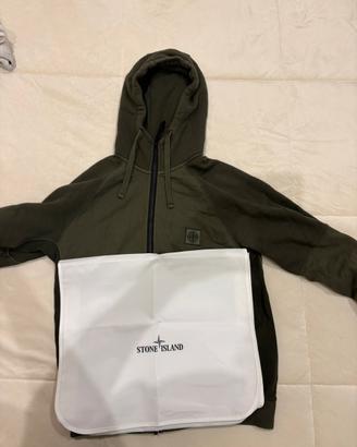 FELPA STONE ISLAND CON ZIP + BAG