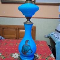 LAMPADA  A OLIO OPALE NAPOLEONE BONAPARTE RITRATTO