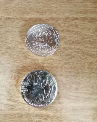 Moneta 10 euro Mickey Mouse 2018 Francia Paris