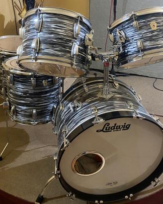 Batteria Ludwig Fab Four Black Oyster Pearl USA 5