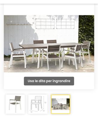 tavolo e sedie harmony keter 