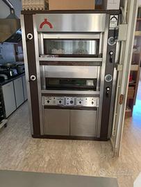 Forno Elettrico Moretti 4+4 teglie e  Lievitazione