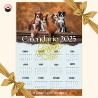 Calendario 2025 contro l'Abbandono  dei cani