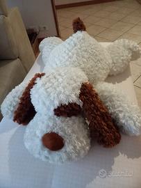 Peluche cuscino cagnolino sdraiato cm.80
