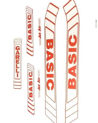 kit completo ADESIVI GARELLI BASIC trasparente e R