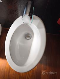 Coppia wc e bidet Alessi Laufen a uovo - Design